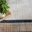 Nourison Home Dekor 4' x 6' Polyester Grey Navy Area Rug