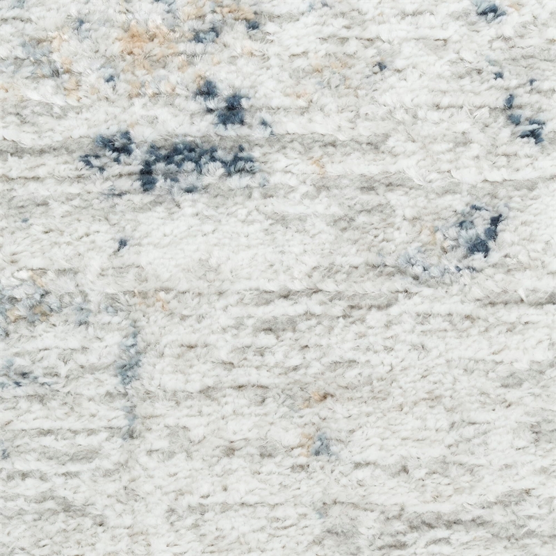 Nourison Home Dekor 4' x 6' Polyester Grey Navy Area Rug