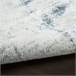 Nourison Home Dekor 4' x 6' Polyester Grey Navy Area Rug