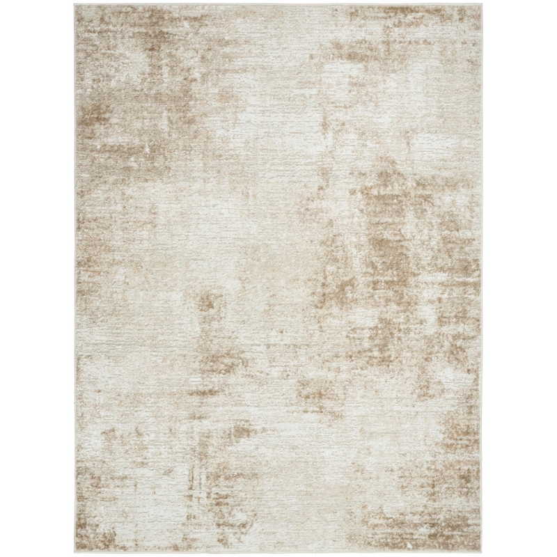Nourison Home Dekor 4' x 6' Polyester Ivory Taupe Area Rug