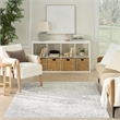 Nourison Home Astra Machine Washable 7' x 9' Polyester Grey Area Rug