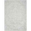 Nourison Home Astra Machine Washable 7' x 9' Polyester Grey Area Rug