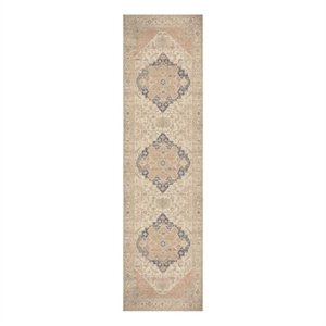Nourison Home Vintage Washables 8' Runner PolyesterMulticolor Area Rug