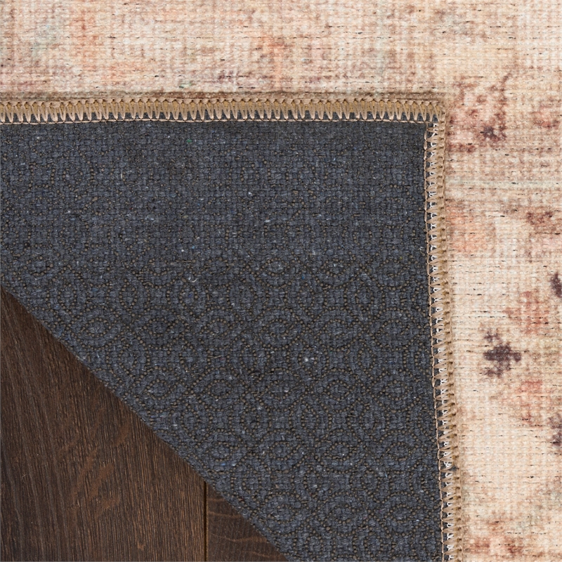 Nourison Home Vintage Washables 8' x 10' Polyester Beige Area Rug