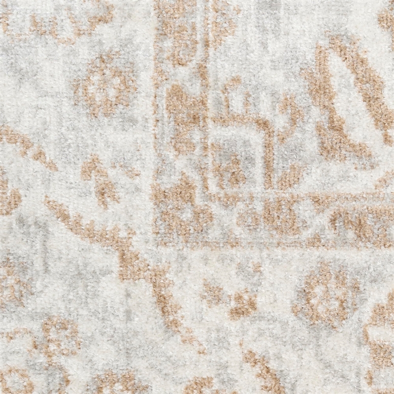 Nourison Home Astra Machine Washable 7' x 9' Polyester Blue Area Rug