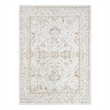 Nourison Home Astra Machine Washable 7' x 9' Polyester Grey Area Rug