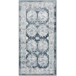 Nourison Home Dekor 2' x 4' Polyester Grey Navy Area Rug