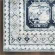 Nourison Home Dekor 2' x 4' Polyester Grey Navy Area Rug