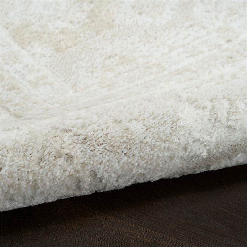 Nourison Home Dekor 2' x 4' Polyester Ivory Beige Area Rug