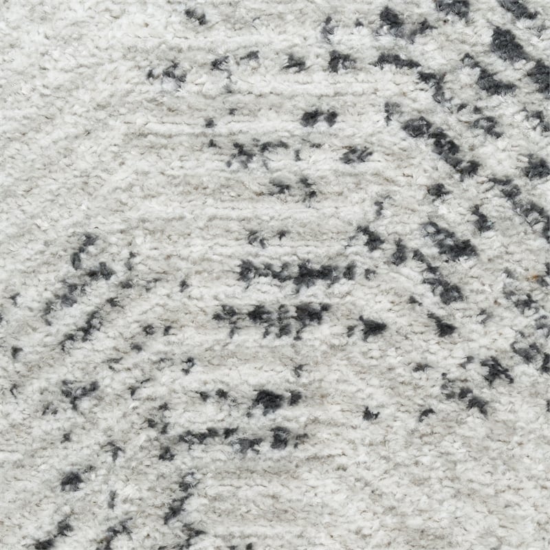 Nourison Home Dekor 2' x 4' Polyester Gray Charcoal Area Rug