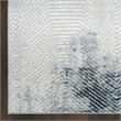 Nourison Home Dekor 2' x 4' Polyester Grey Navy Area Rug
