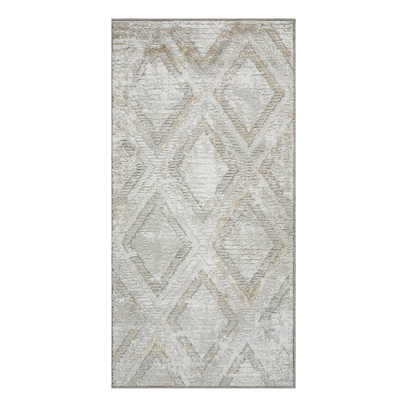 Nourison Home Dekor 2' x 4' Polyester Grey Area Rug