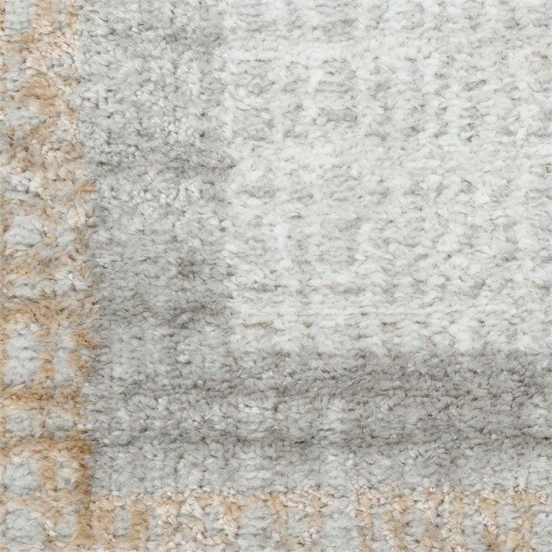 Nourison Home Dekor 2' x 4' Polyester Grey Area Rug