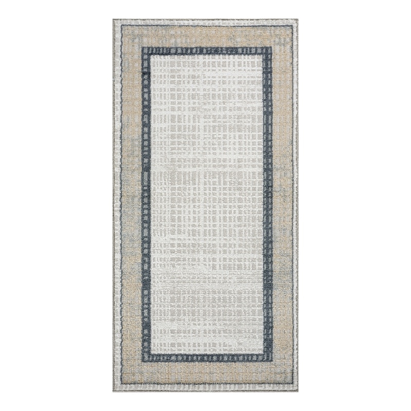 Nourison Home Dekor 2' x 4' Polyester Grey Navy Area Rug