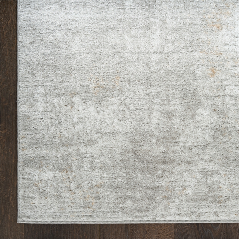 Nourison Home Dekor 2' x 4' Polyester Grey Area Rug
