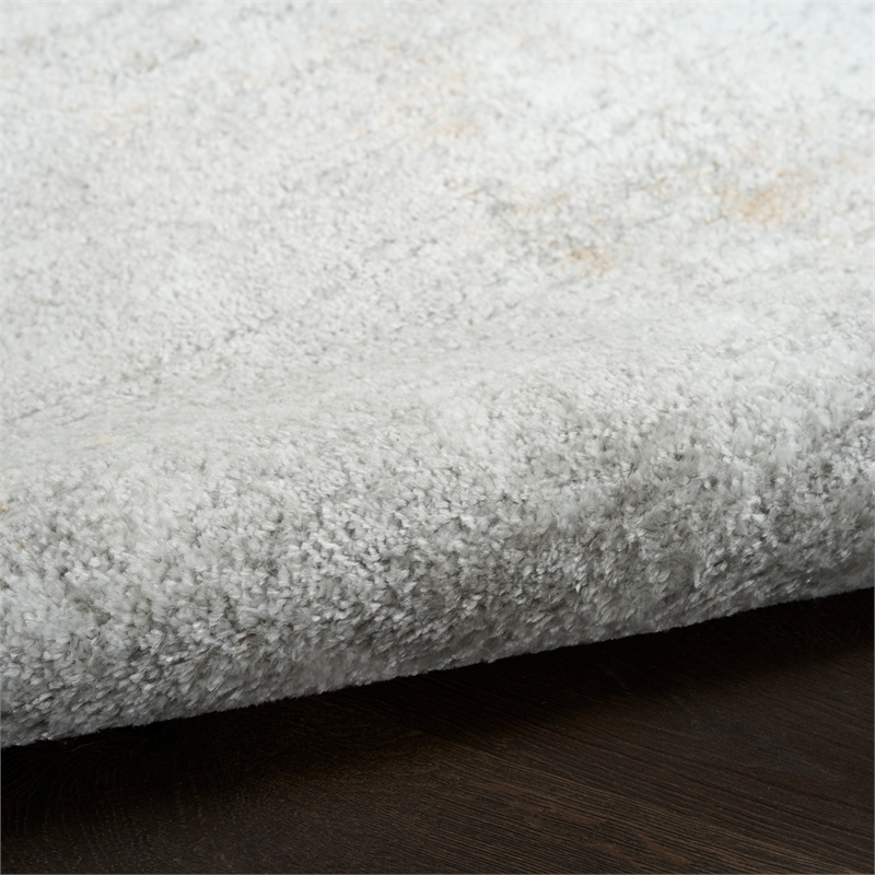 Nourison Home Dekor 2' x 4' Polyester Grey Area Rug