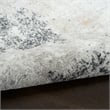 Nourison Home Dekor 2' x 4' Polyester Grey Charcoal Area Rug