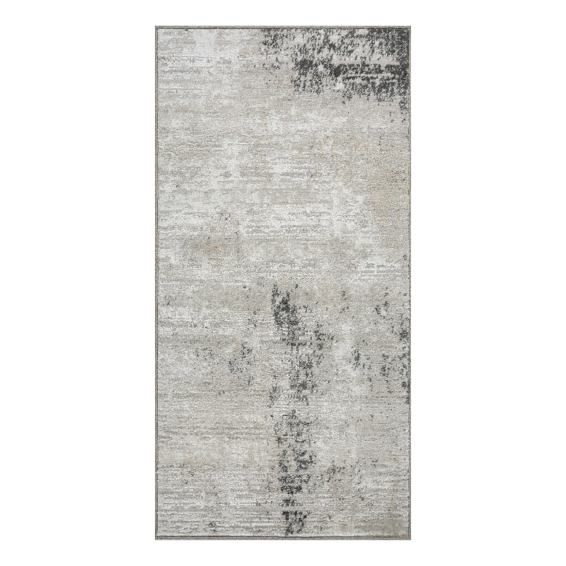 Nourison Home Dekor 2' x 4' Polyester Grey Charcoal Area Rug