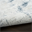 Nourison Home Dekor 2' x 4' Polyester Grey Navy Area Rug