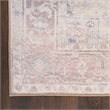 Nourison Home Vintage Washables 8' x 10' Polyester Light Blue Area Rug