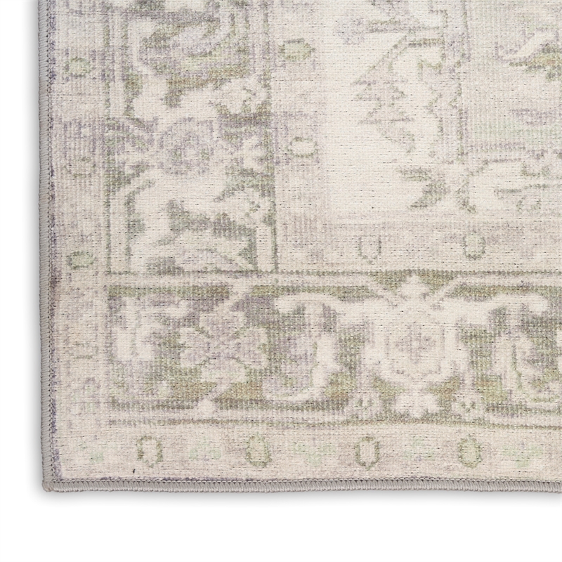 Nourison Home Vintage Washables 8' x 10' Polyester Green Area Rug