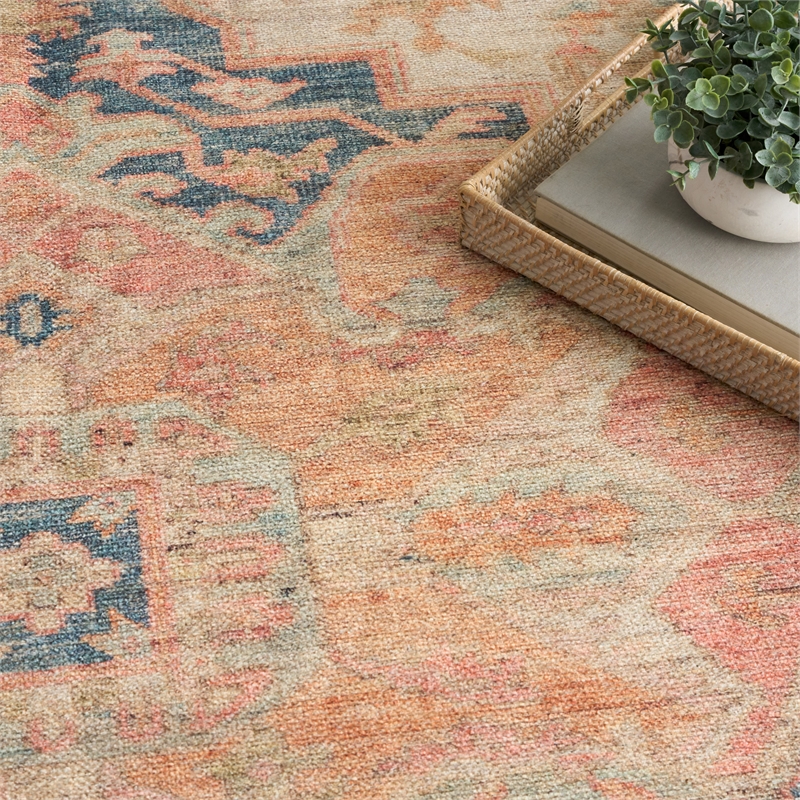 Nourison Home Vintage Washables 8' x 10' Polyester Multicolor Area Rug
