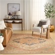 Nourison Home Vintage Washables 8' x 10' Polyester Multicolor Area Rug