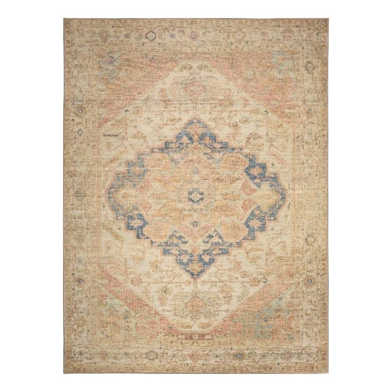 Nourison Home Vintage Washables 8' x 10' Polyester Multicolor Area Rug