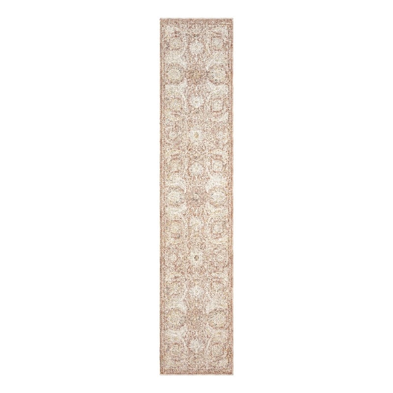 Nourison Home Heirloom Blend 10' Runner Polyester Brick Area Rug