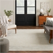 Nourison Home Santa Cruz 9' x 12' Polyester Ivory Grey Area Rug