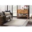 Nourison Home Santa Cruz 9' x 12' Polyester Ivory Grey Area Rug