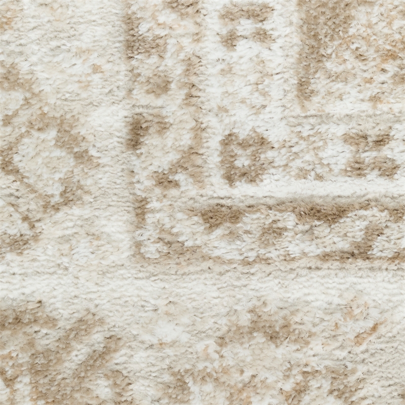 Nourison Home Dekor 2' x 4' Polyester Ivory Taupe Area Rug