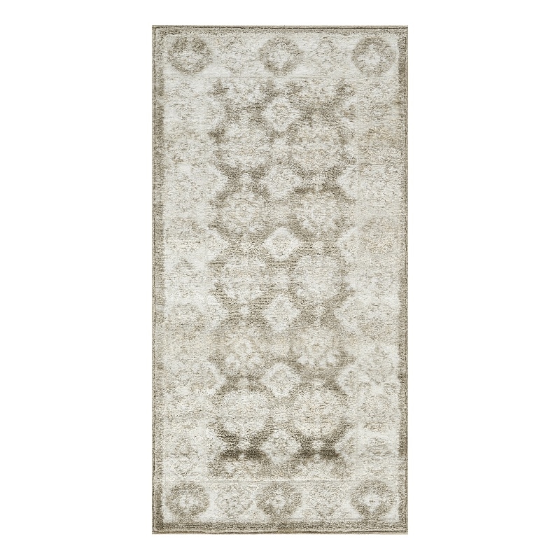 Nourison Home Dekor 2' x 4' Polyester Ivory Taupe Area Rug