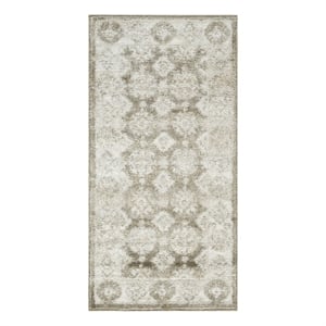 Nourison Home Dekor 2' x 4' Polyester Ivory Taupe Area Rug