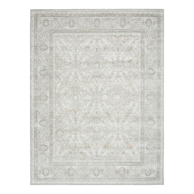 Nourison Home Dekor 4' x 6' Polyester Grey Area Rug