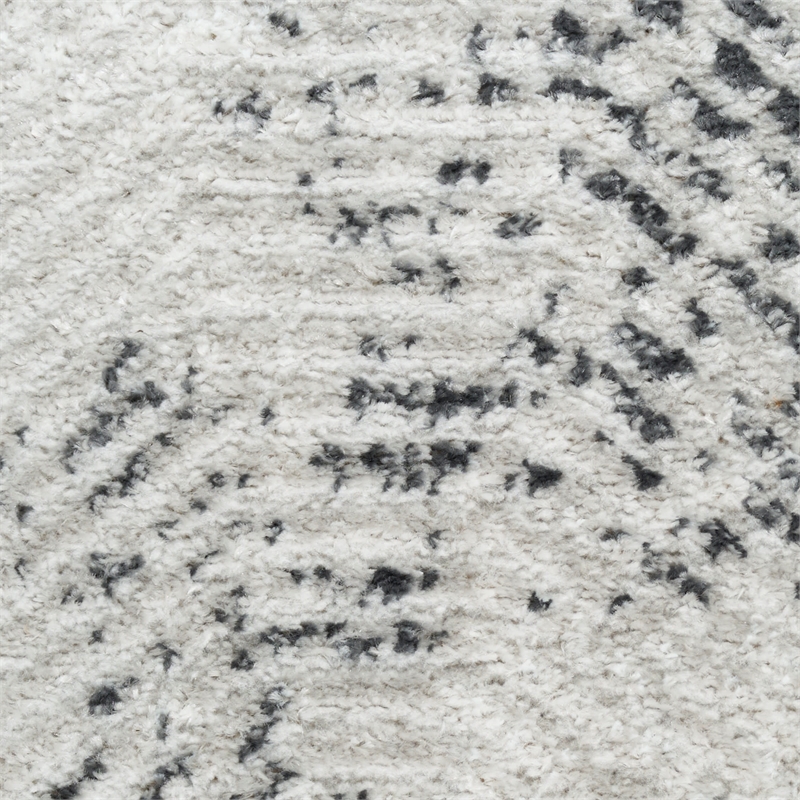 Nourison Home Dekor 4' x 6' Polyester Grey Charcoal Area Rug