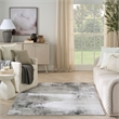 Nourison Home Dekor 4' x 6' Polyester Grey Charcoal Area Rug