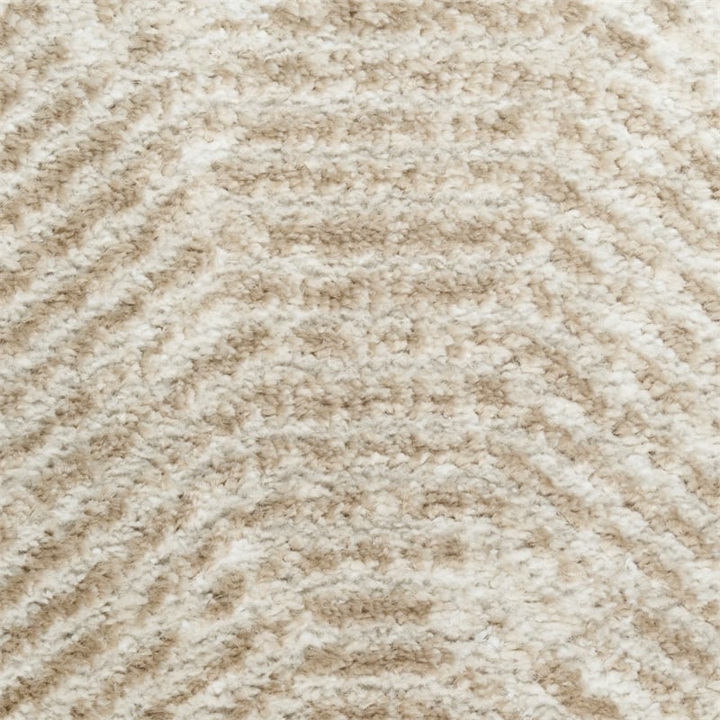Nourison Home Dekor 2' x 4' Polyester Ivory Taupe Area Rug