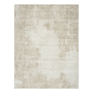 Nourison Home Dekor 4' x 6' Polyester Ivory Taupe Area Rug