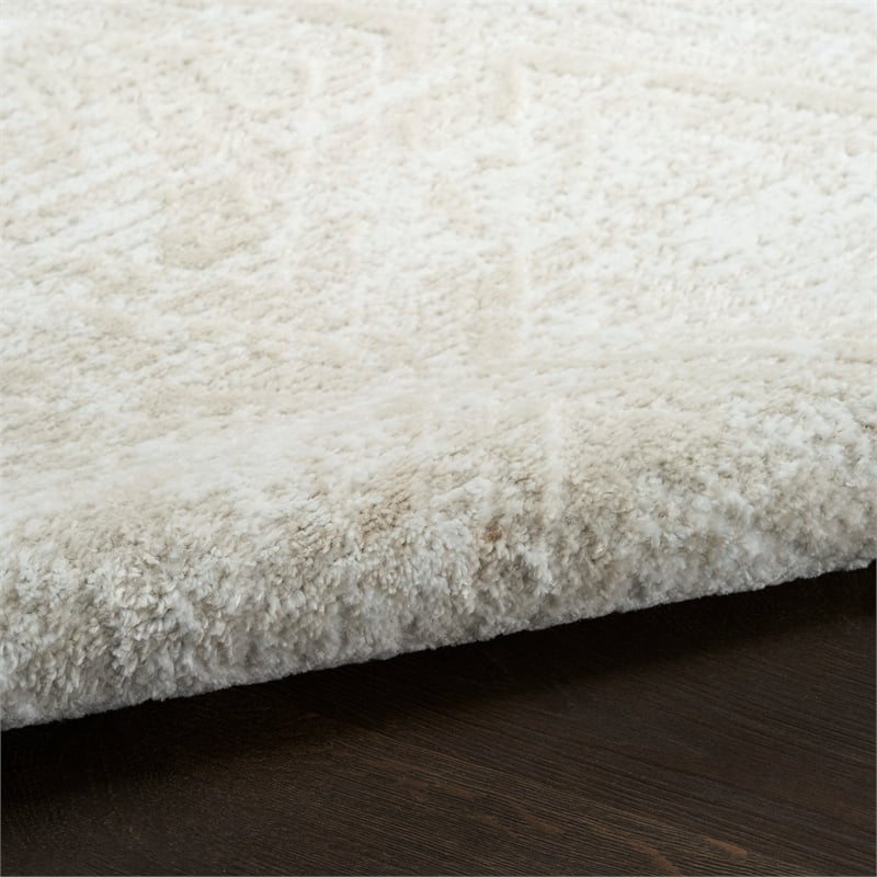 Nourison Home Dekor 4' x 6' Polyester Beige Area Rug