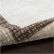 Nourison Home Dekor 2' x 4' Polyester Ivory Brown Area Rug