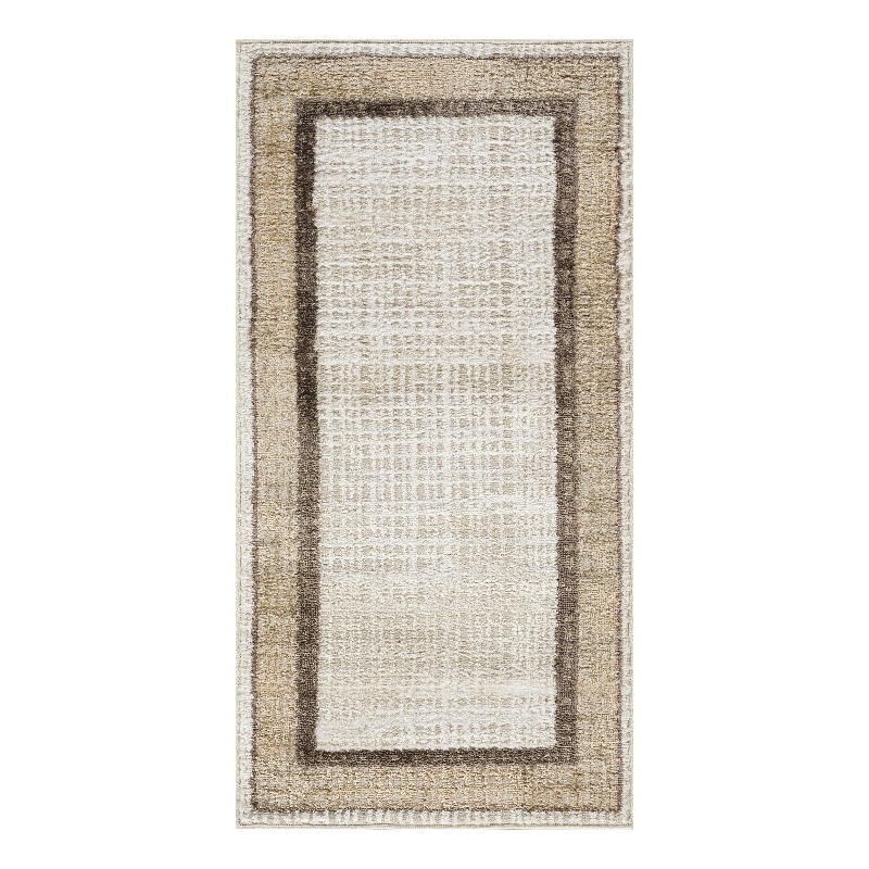Nourison Home Dekor 2' x 4' Polyester Ivory Brown Area Rug