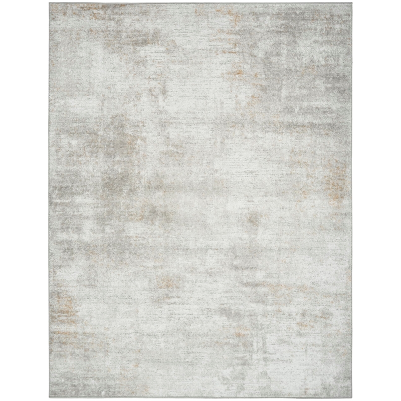 Nourison Home Dekor 4' x 6' Polyester Grey Area Rug
