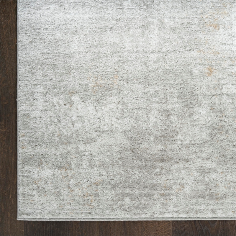 Nourison Home Dekor 4' x 6' Polyester Grey Area Rug