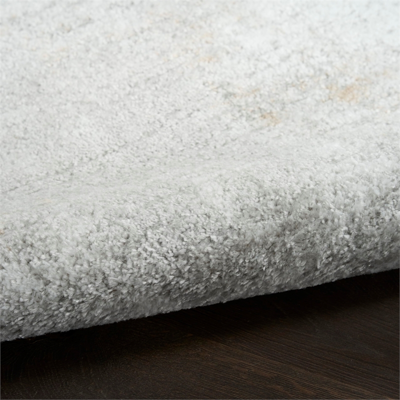 Nourison Home Dekor 4' x 6' Polyester Grey Area Rug