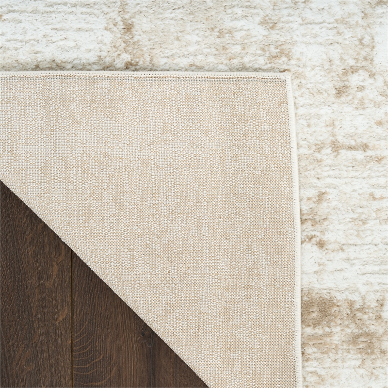 Nourison Home Dekor 2' x 4' Polyester Ivory Taupe Area Rug