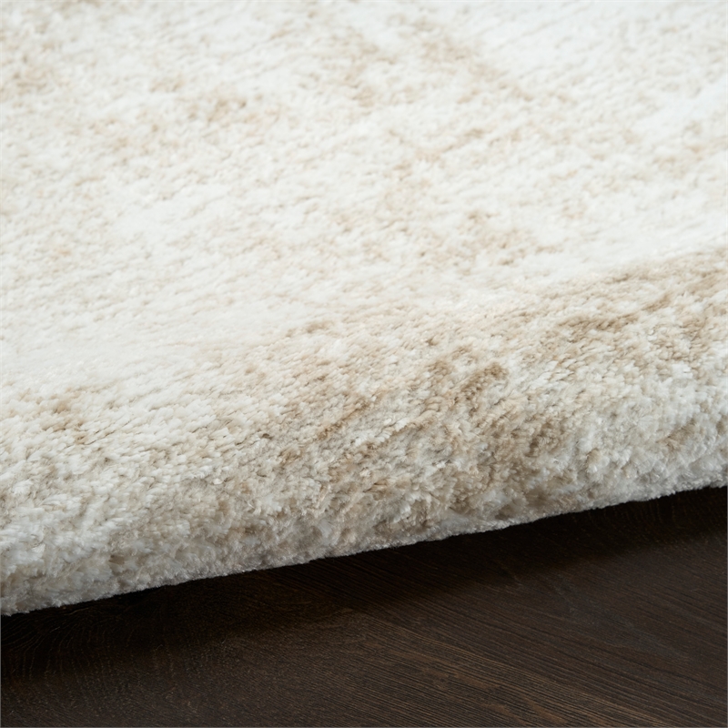 Nourison Home Dekor 2' x 4' Polyester Ivory Taupe Area Rug