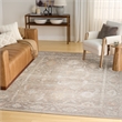 Nourison Home Vintage Washables 9' x 12' Polyester Gray Area Rug