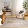 Nourison Home Vintage Washables 9' x 12' Polyester Gray Area Rug