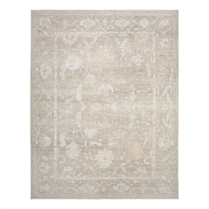 Nourison Home Vintage Washables 9' x 12' Polyester Gray Area Rug